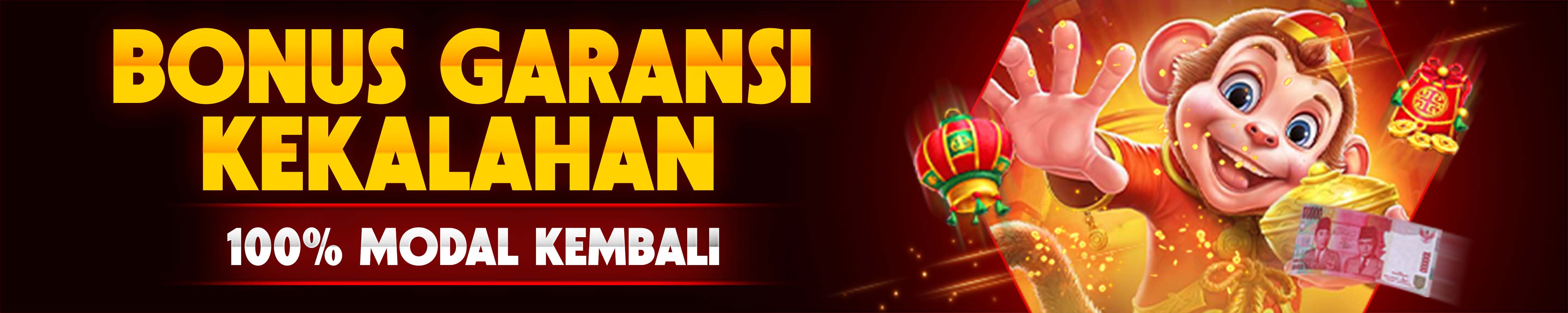 BONUS GARANSI KEKALAHAN 100%